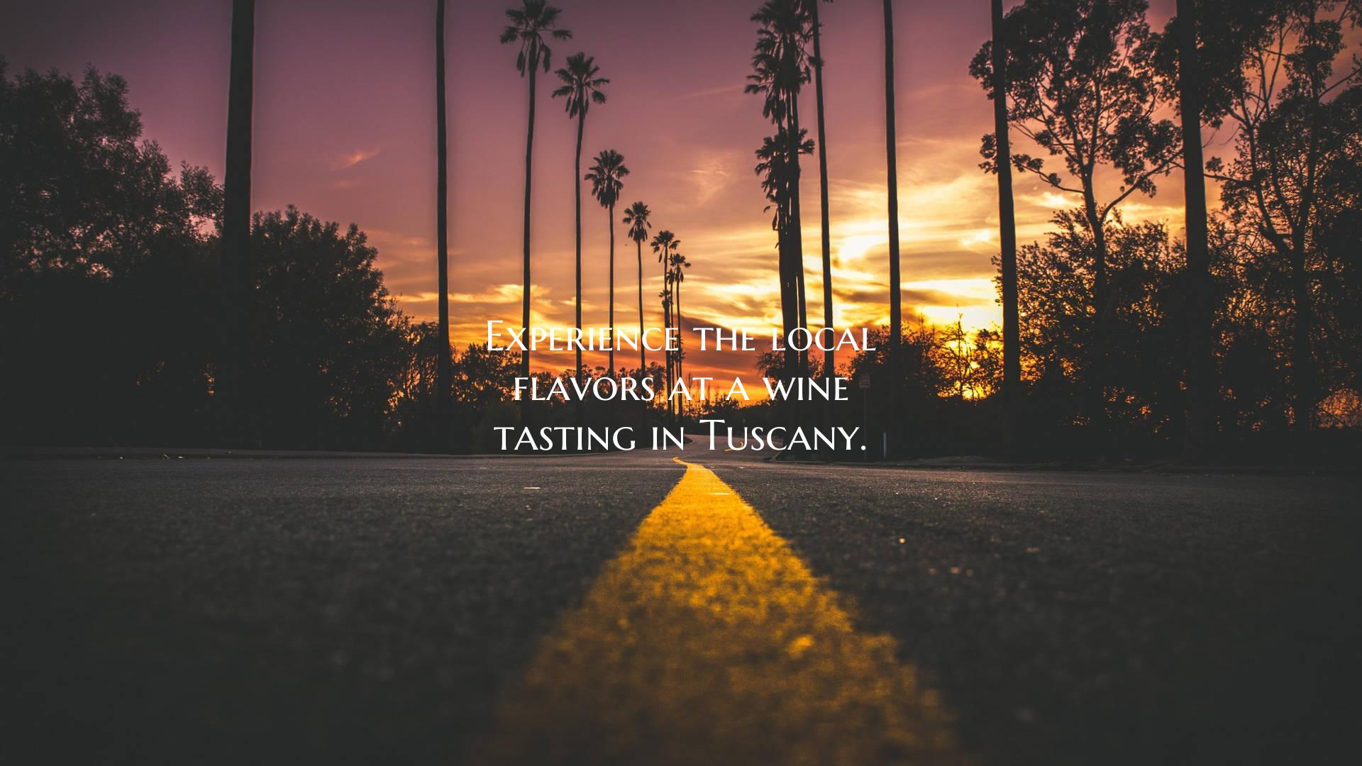 Experience the local flavors at a wine tasting in ...
