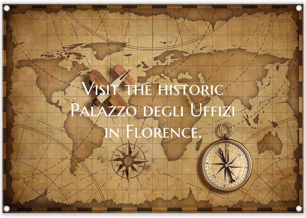 Visit the historic Palazzo degli Uffizi in Florenc...